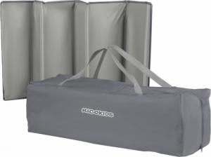 Ricokids Łóżeczko turystyczne + materac + torba 125 x 65 x 78 cm RK-240 jasno szare 9