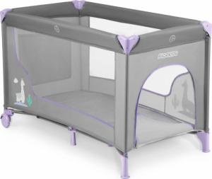 Ricokids Łóżeczko turystyczne + materac + torba 125 x 65 x 78 cm RK-240 szaro-lawendowe 4
