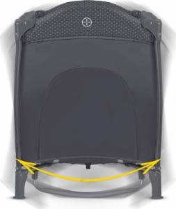 Ricokids Łóżeczko turystyczne + materac + torba 125 x 65 x 78 cm RK-242 antracyt 6