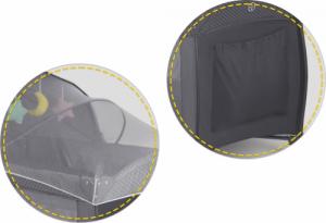 Ricokids Łóżeczko turystyczne + materac + torba 125 x 65 x 78 cm RK-242 antracyt 9