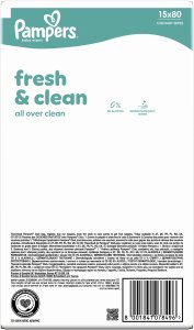 Pampers Chusteczki nawilżane FreshClean 15x80szt. 4