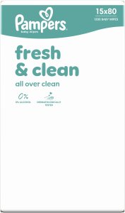 Pampers Chusteczki nawilżane FreshClean 15x80szt. 7