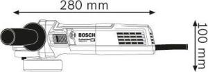 Szlifierka Bosch szlifierka kątowa GWS 9-125 S 900W (0.601.396.102) + 3x tarcza do metalu 3