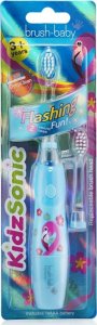 Szczoteczka Brush-baby KIDZSONIC FLAMINGO Niebieska 2
