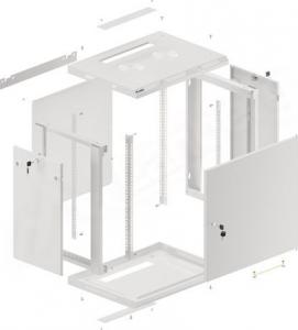 Szafa Lanberg Wisząca 19" 12U (WF01-6412-00S) 13