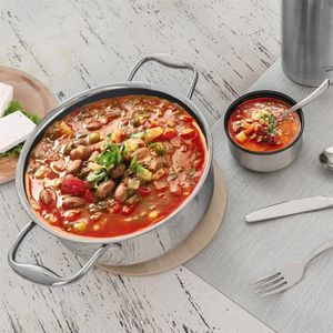 Orion Garnek stalowy z powłoką nieprzywierającą premium COOKCELL ORION 26 cm 7 l 6