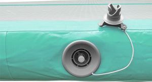 Fitness King Dmuchany materac gimnastyczny 0991-P 400 cm x 100 cm x 10 cm zielony 5