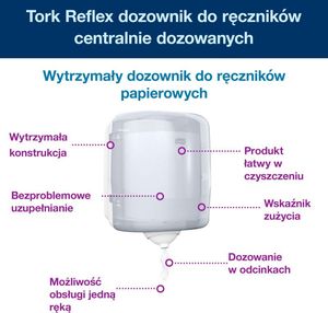 Tork Podajnik na ręcznik w rolce biały  (473190) 5