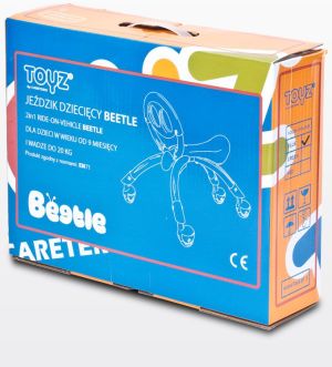 Caretero Beetle Niebieski 4