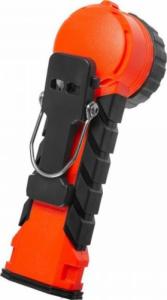 Latarka MacTronic Latarka ręczna kątowa, Mactronic M-FIRE AG, 323 lm, bateryjna (4x AA), zestaw (baterie, klips metalowy, klips z tworzywa), kolor pomarańczowy, pudełko 11