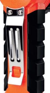Latarka MacTronic Latarka ręczna kątowa, Mactronic M-FIRE AG, 323 lm, bateryjna (4x AA), zestaw (baterie, klips metalowy, klips z tworzywa), kolor pomarańczowy, pudełko 2