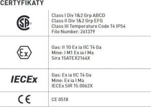 Latarka MacTronic Latarka ręczna kątowa, Mactronic M-FIRE AG, 323 lm, bateryjna (4x AA), zestaw (baterie, klips metalowy, klips z tworzywa), kolor pomarańczowy, pudełko 4