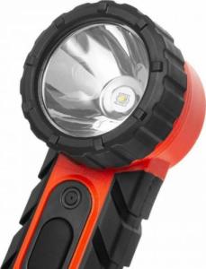 Latarka MacTronic Latarka ręczna kątowa, Mactronic M-FIRE AG, 323 lm, bateryjna (4x AA), zestaw (baterie, klips metalowy, klips z tworzywa), kolor pomarańczowy, pudełko 8