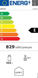 Witryna chłodnicza ARKTIC Lodówka chłodziarka barowa sklepowa na napoje 3-drzwiowa 6 półek 300 W 303 l - Hendi 235836 Lodówka chłodziarka barowa sklepowa na napoje 3-drzwiowa 6 półek 300 W 303 l - Hendi 235836 3