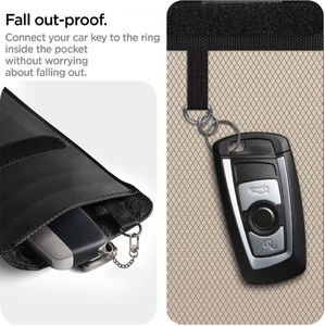 Spigen Klatka Faradaya Spigen Pouch Keyless RFID Signal Blocker Black 9