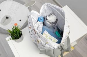 Sensillo Torba do wózka Leśna przygoda Biała 8623/8441 3