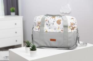 Sensillo Torba do wózka Leśna przygoda Biała 8623/8441 4