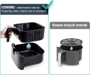 Frytkownica beztłuszczowa Cosori Smart CS158-AF-RXB 24
