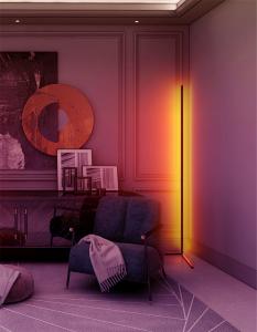 Mozos Lampa podłogowa narożna LC-RGB LED biała 3