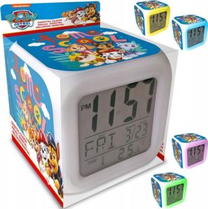 Nickelodeon PSI PATROL ZEGAR KOSTKA BUDZIK ZMIENIA KOLORY 8