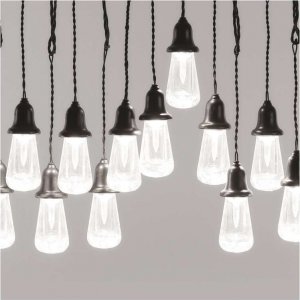 Emos Łańcuch Party 16x 1 LED przeźroczyste 3,6m zimna biel IP44 DCPW04 5
