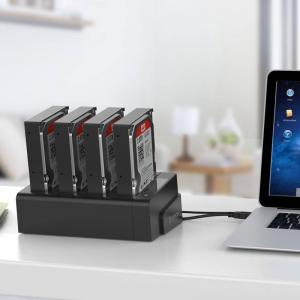 Stacja dokująca Orico 2.5"/3.5" SATA - USB 3.2 Gen 1 (6648US3-C-V1-EU-BK-B) 3