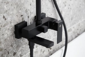 Zestaw prysznicowy KFA Logon 1-funkcyjna czarny (5136-915-81) 6