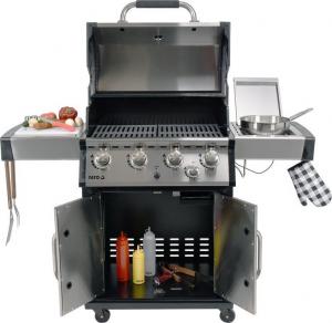 Yato YG-20013 Grill ogrodowy gazowy 17.5 kW 46 cm x 65 cm 2
