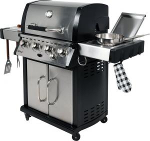 Yato YG-20013 Grill ogrodowy gazowy 17.5 kW 46 cm x 65 cm 5