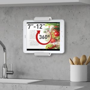 Uchwyt Barkan Uchwyt Ścienny na Tablet 7-12 Obrotowy 360 Biały 3