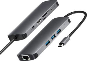 Stacja/replikator Co2 9w1 USB-C 3
