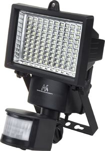 Naświetlacz Maclean Solarny naświetlacz LED z czujnikiem ruchu Energy IP44, 10W, 500lm, 6000K zimna biała, akumulator Li-ion 2400 mAh, 5,5V 2
