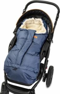 Sensillo Śpiworek Combi 3w1 z wełny - granatowy (SILLO-8479) 3