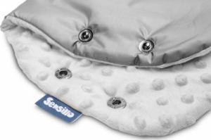 Sensillo MUFKA DO WÓZKA MINKY - GREY 3