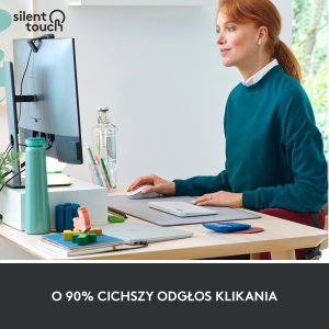 Mysz Logitech M650 L Biało-szary (910-006238) 4