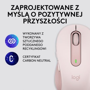 Mysz Logitech M650 L Różowy (910-006237) 5