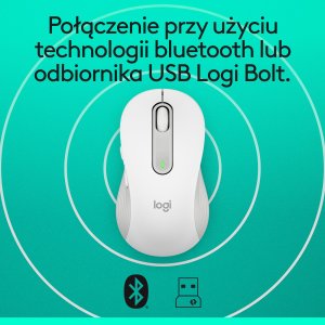 Mysz Logitech M650 Biało-szary (910-006255) 6