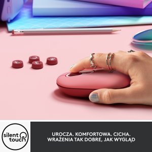 Mysz Logitech POP Mouse Coral Rose (910-006548) 4