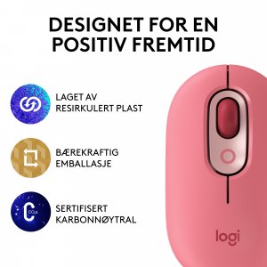 Mysz Logitech POP Mouse Coral Rose (910-006548) 5