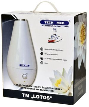 Nawilżacz powietrza Tech-Med Lotos Biały 2