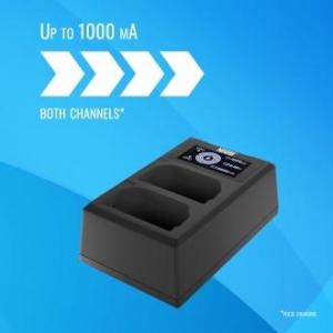 Ładowarka do aparatu Newell Ładowarka dwukanałowa Newell FDL-USB-C do akumulatorów NP-BX1 8