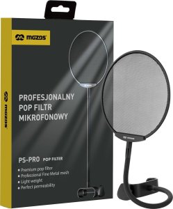 Mikrofon Mozos Mikrofon Mozos USB MKIT-900PRO Gamer + Popfiltr mikrofonowy PS-PRO 9