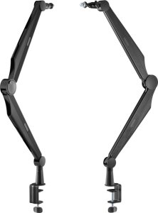Mikrofon Mozos Mikrofon Mozos USB MKIT-900PRO Gamer + Ramię statyw mikrofonowy czarny 80 cm SB41 15