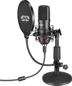 Mikrofon Mozos Mikrofon Mozos USB MKIT-900PRO Gamer + Statyw biurkowy (SB38-BK) 2