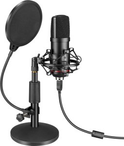 Mikrofon Mozos Mikrofon Mozos USB MKIT-900PRO Gamer + Statyw biurkowy (SB38-BK) 4