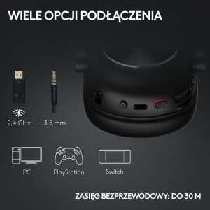 Słuchawki Logitech G Pro X2 Lightspeed Różowe (981-001275) + G PRO X SuperLight 2 (910-006630) 6