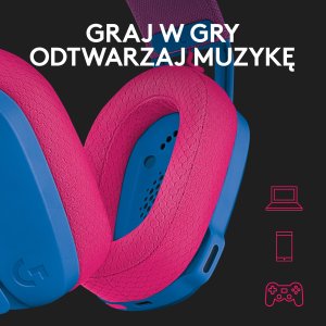 Słuchawki Logitech G435 Niebieskie (981-001062) + G PRO X SuperLight 2 (910-006630) 9