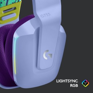 Słuchawki Logitech G733 Lightspeed Fioletowe (981-000890) + G PRO X SuperLight 2 (910-006630) 8