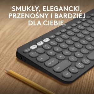 Klawiatura Logitech Pebble Keys 2 K380s (920-011851) + Brio 100 (960-001585) 7