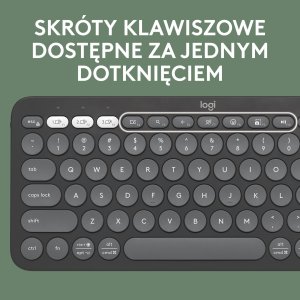 Klawiatura Logitech Pebble Keys 2 K380s (920-011851) + Brio 100 (960-001585) 9